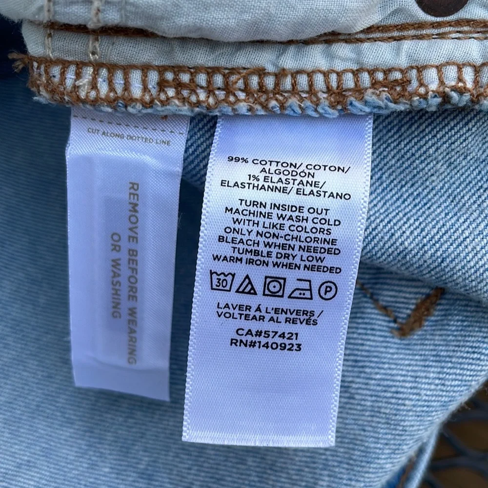 LOFT High-Rise Light Wash Boyfriend Jeans